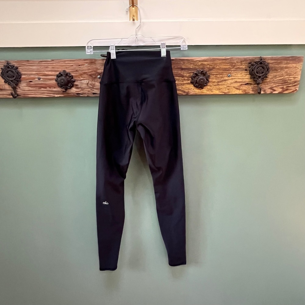Alo Yoga Black High Waist Airbrush Leggings XXS Activewear Yoga Pants